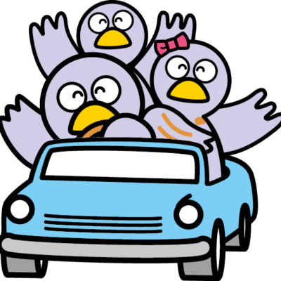 運転するコバトン小